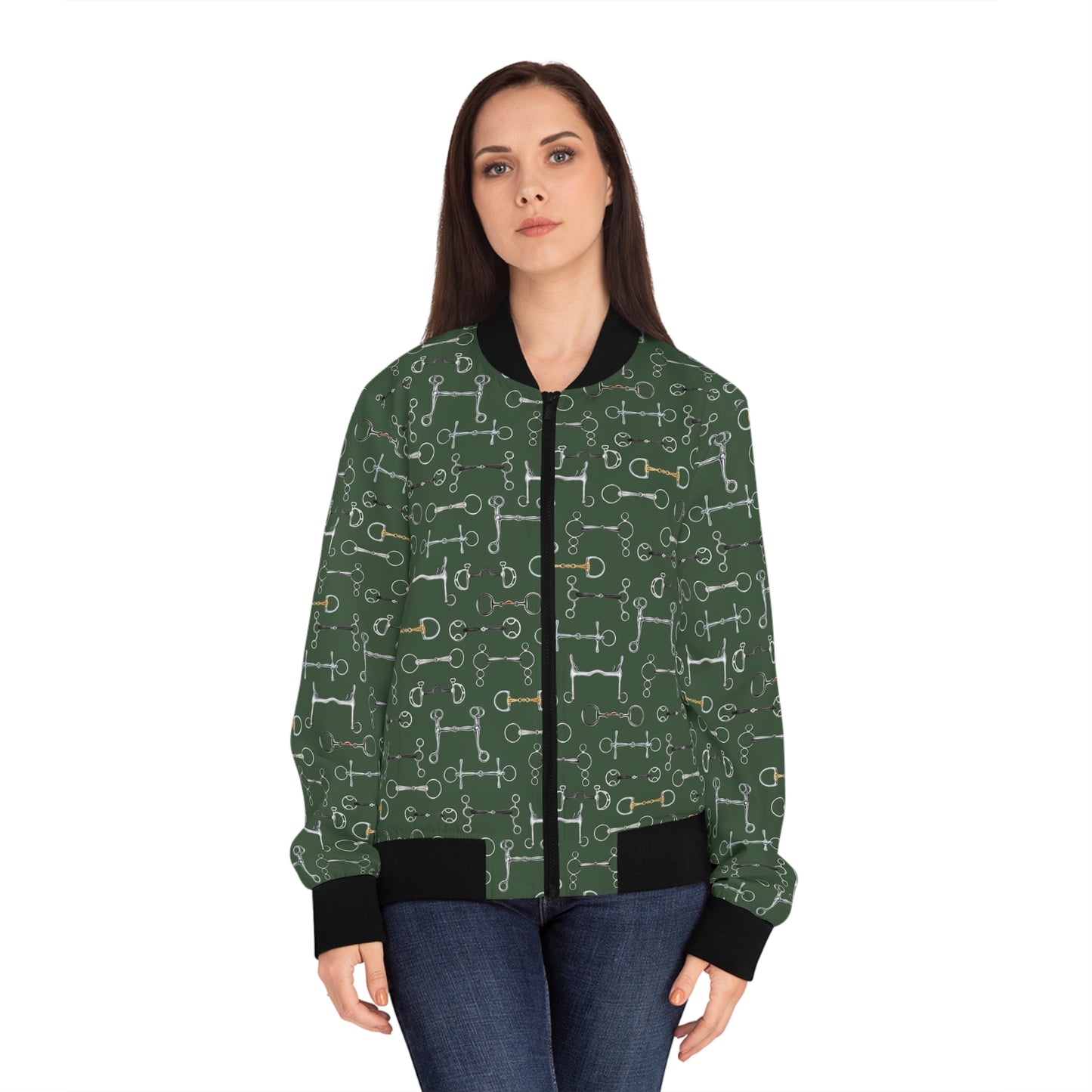 Bomber Jacket - Bits Green