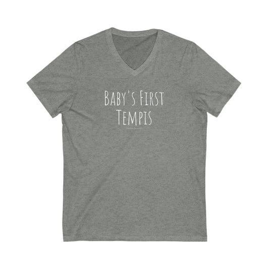 Shirt - Baby's First Tempis (V-Neck Tee Relaxed)