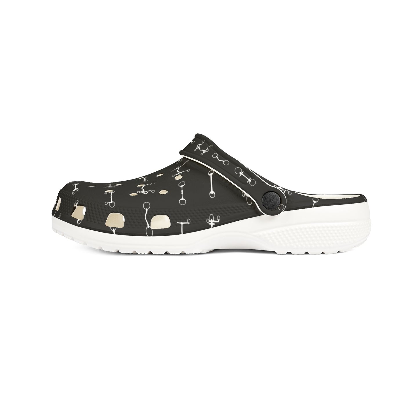 Crocs Style Shoe - Black Bits Bits Bits