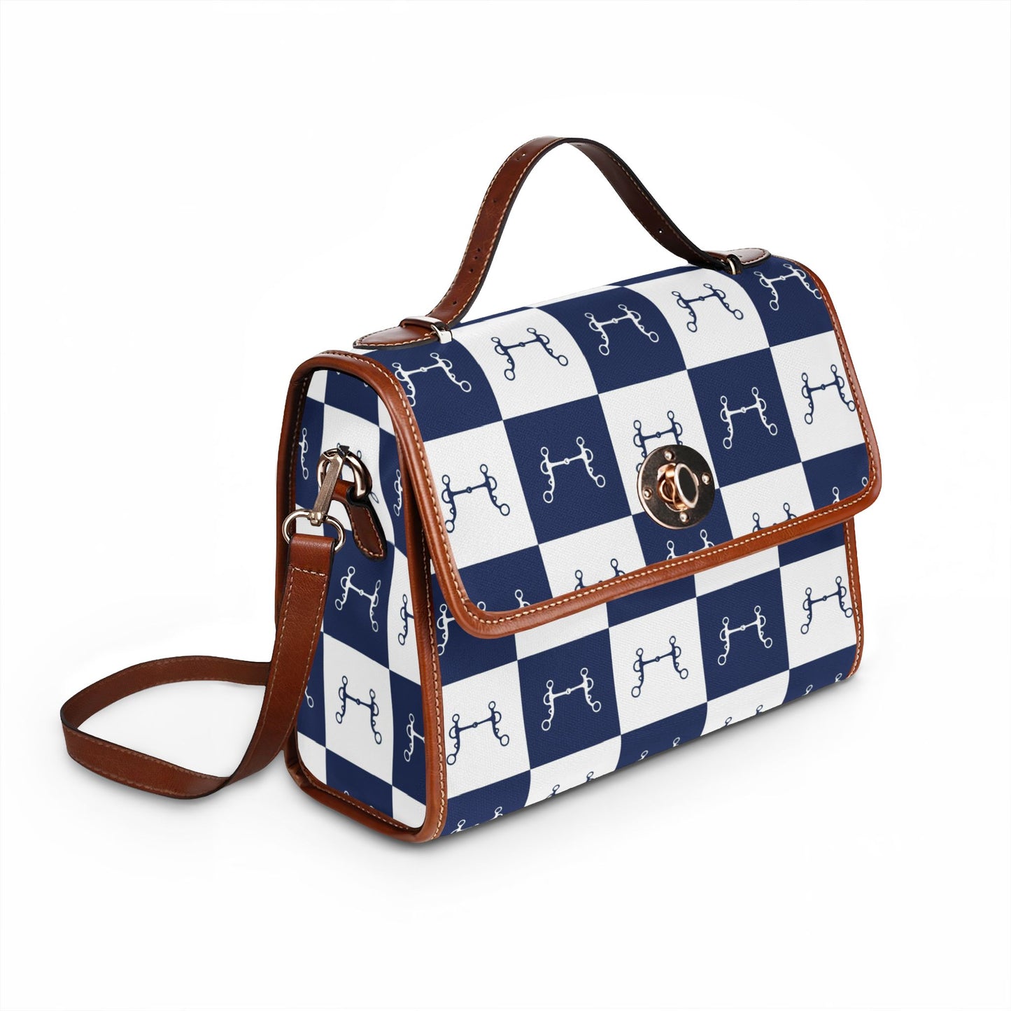 Canvas Handbag — Bit Checkers