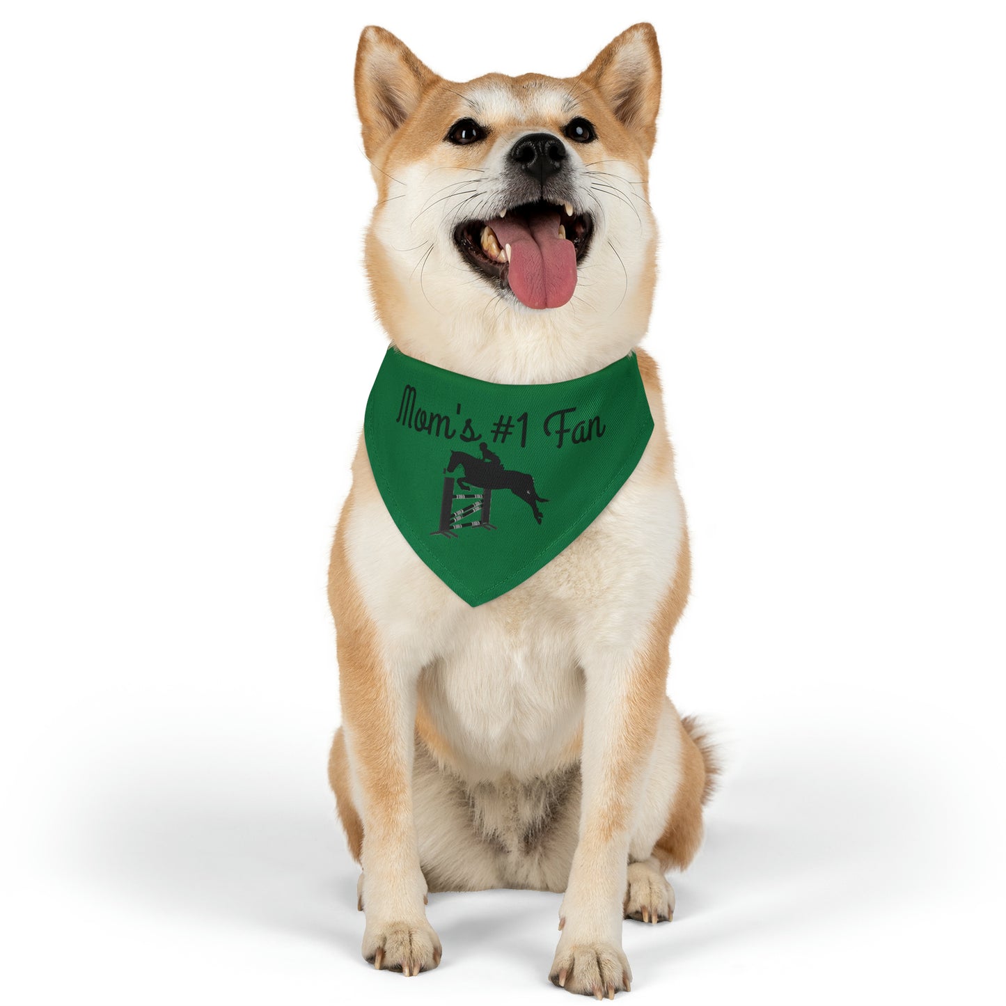 Pet Collar - Mom's #1 Fan - Jumpers Dark Green