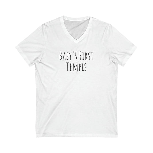 Shirt - Baby's First Tempis (V-Neck Tee Relaxed)