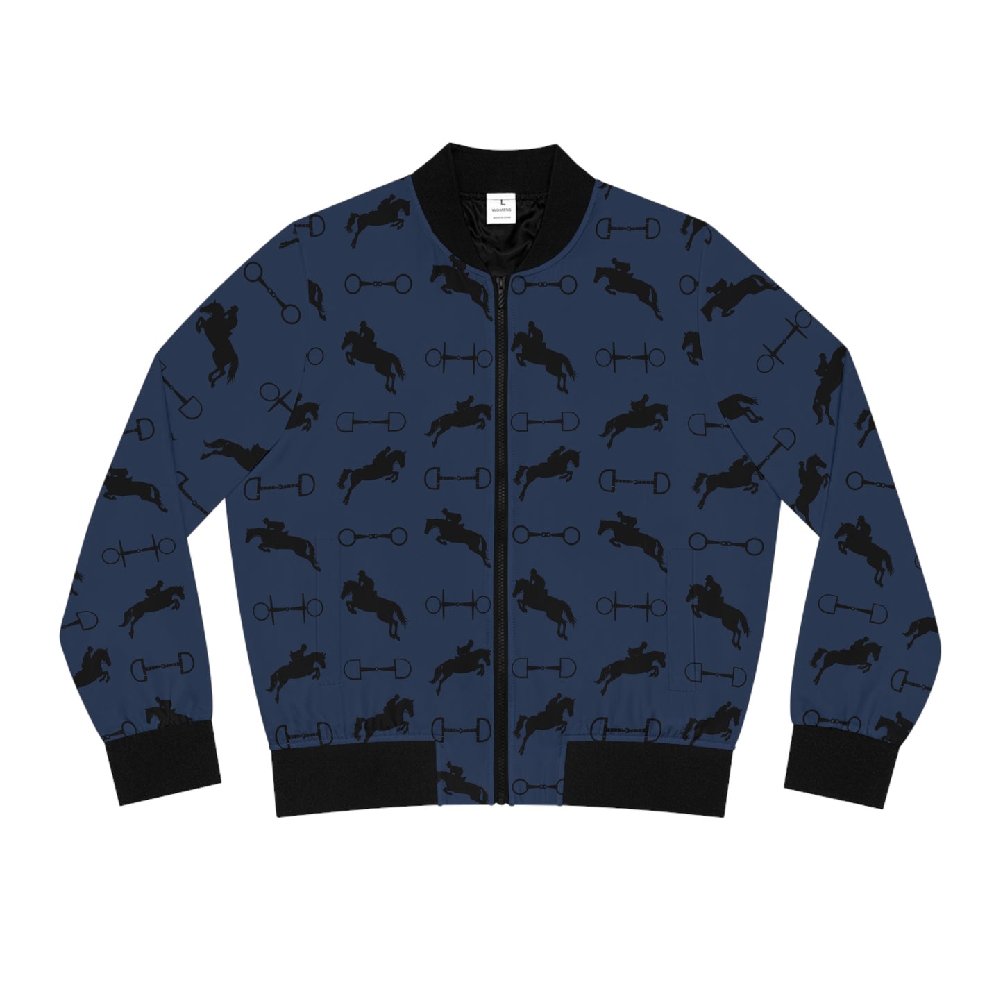 Bomber Jacket - Jumpers & Bits - Blue - Womens