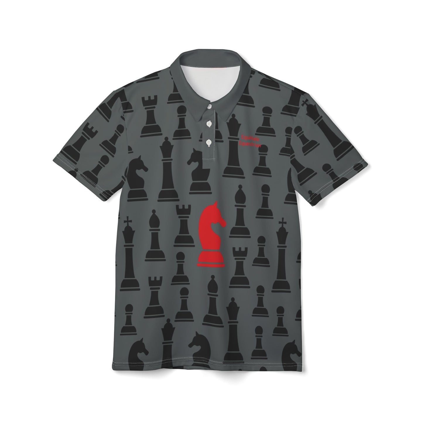 Unisex Polo Shirt - Equestrian Chess