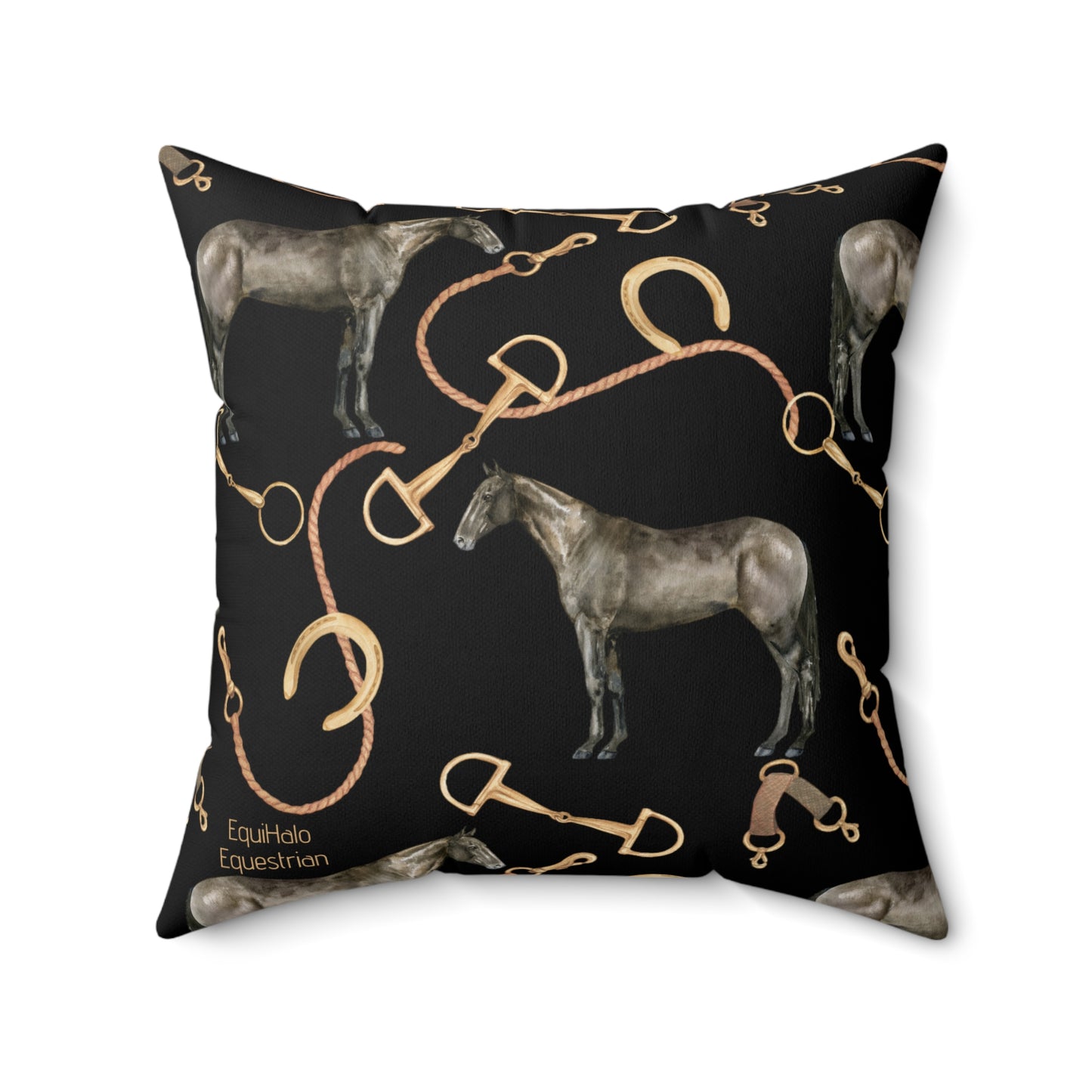 Spun Polyester Square Pillow - Old Money