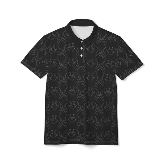 Unisex Polo Shirt - Horse Heads