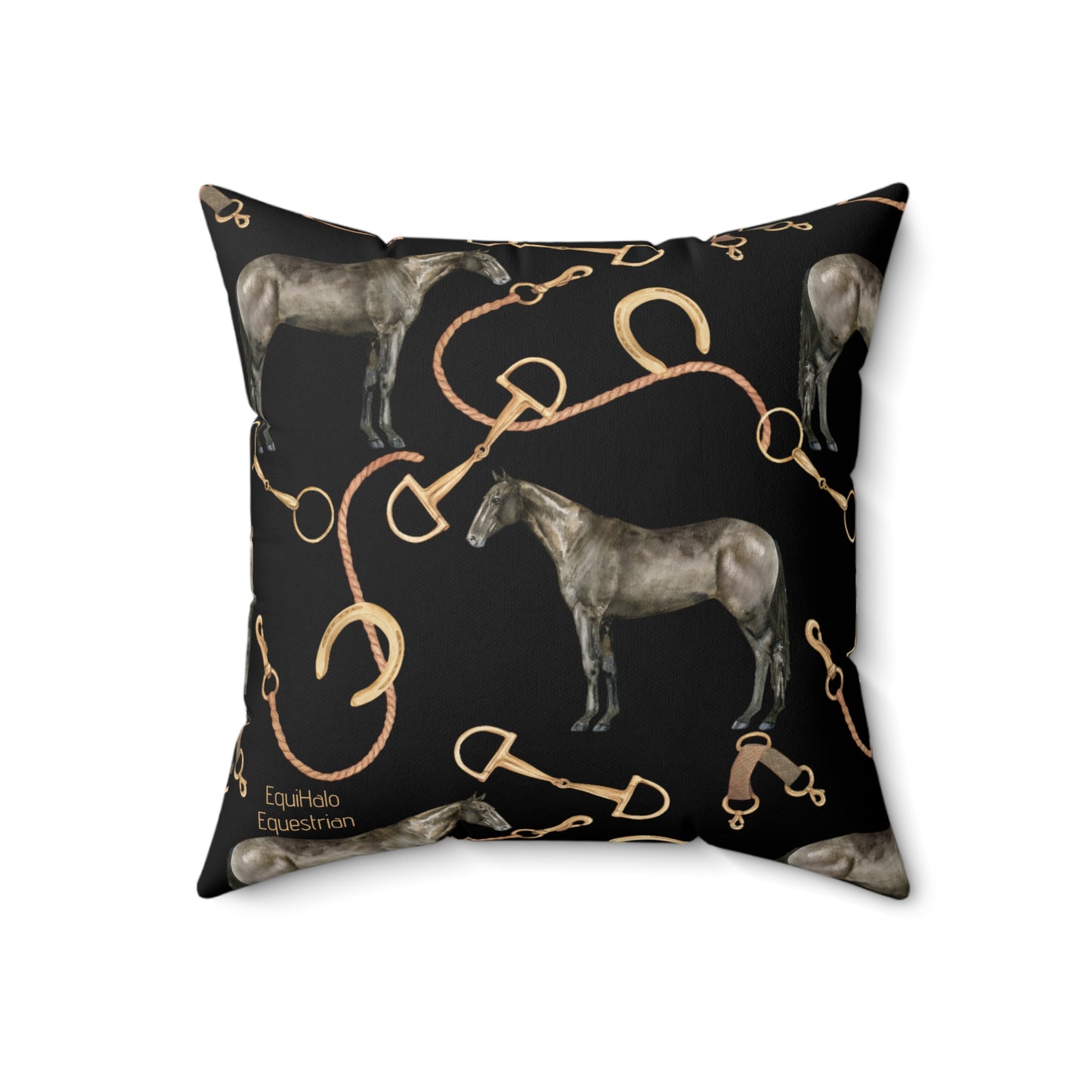 Spun Polyester Square Pillow - Old Money