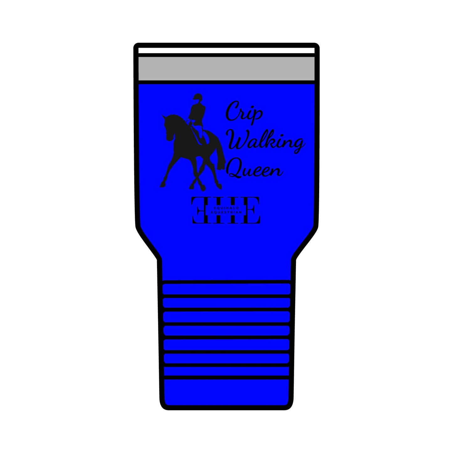 Insulated Tumbler, 30oz - Crip Walking Queen