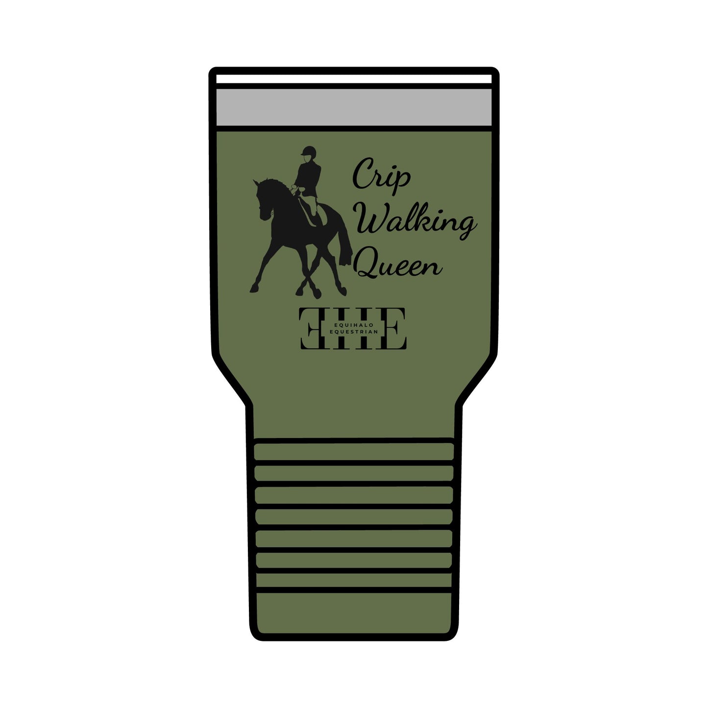 Insulated Tumbler, 30oz - Crip Walking Queen