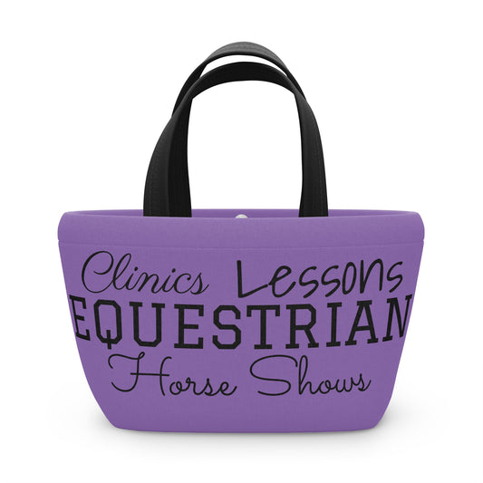 Lunch Bag - Equestrian - Purple