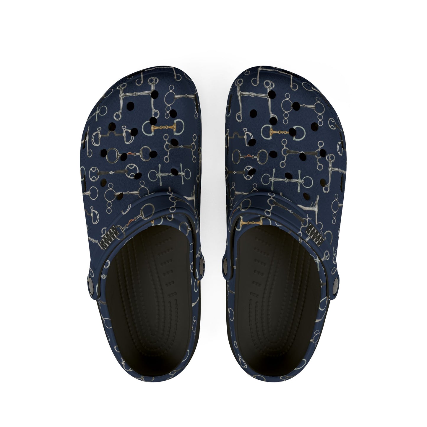 Crocs Style Shoe - Blue Bit Pattern