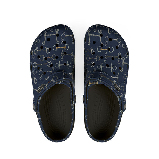 Crocs Style Shoe - Blue Bit Pattern