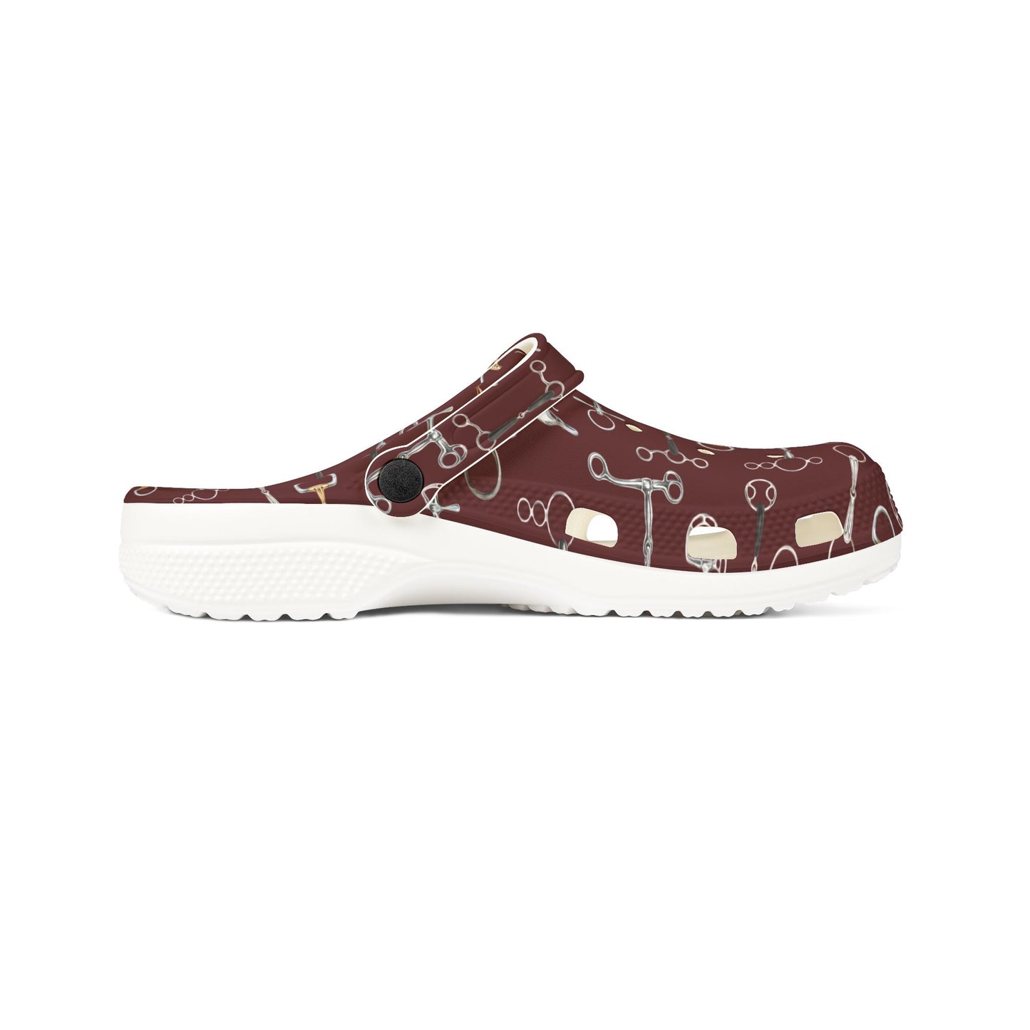 Crocs Style Shoe - Bits Maroon