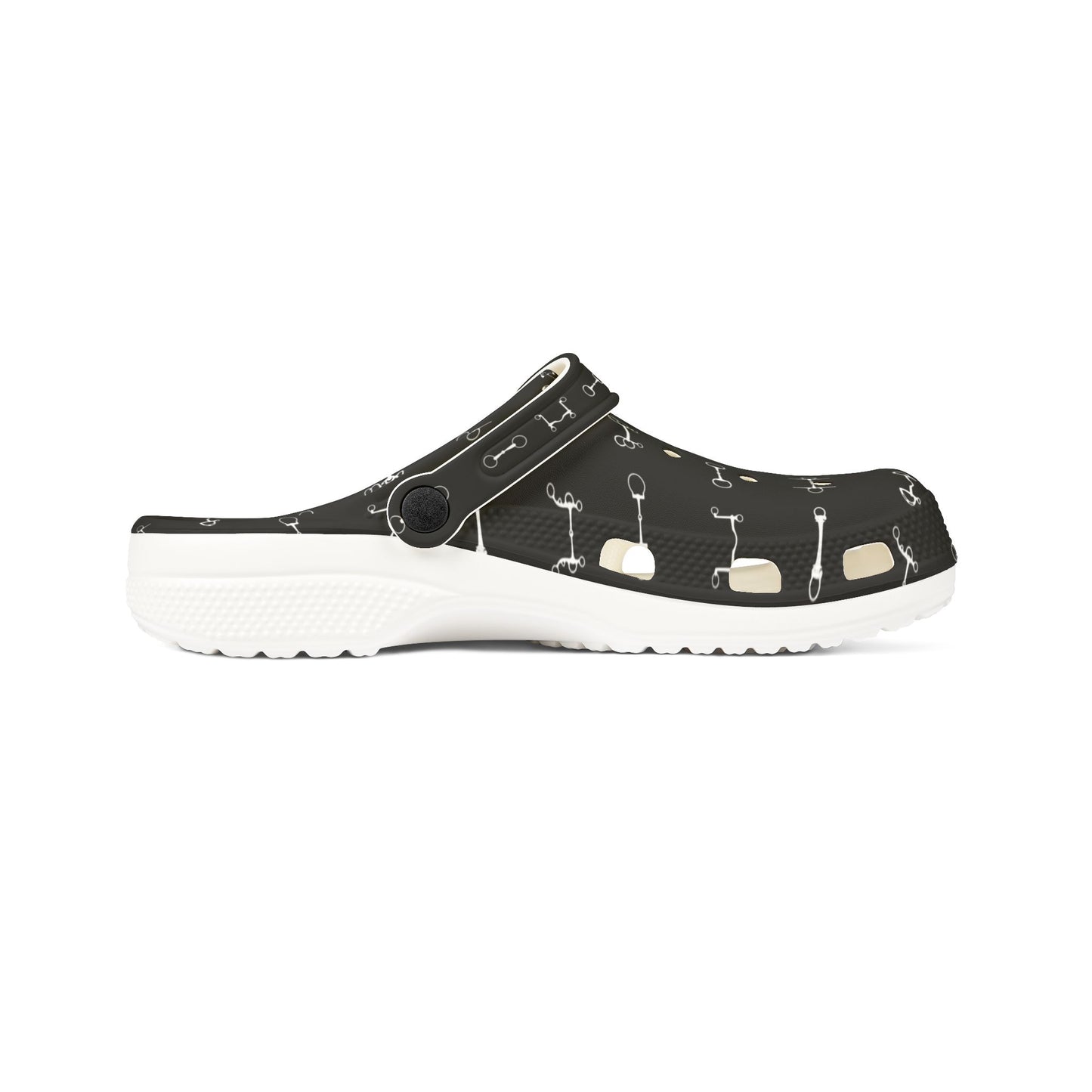 Crocs Style Shoe - Black Bits Bits Bits