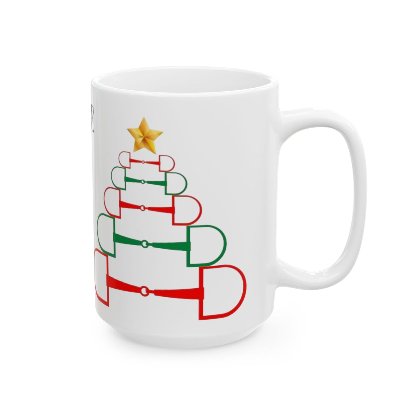 Ceramic Mug, Christmas Bit Tree