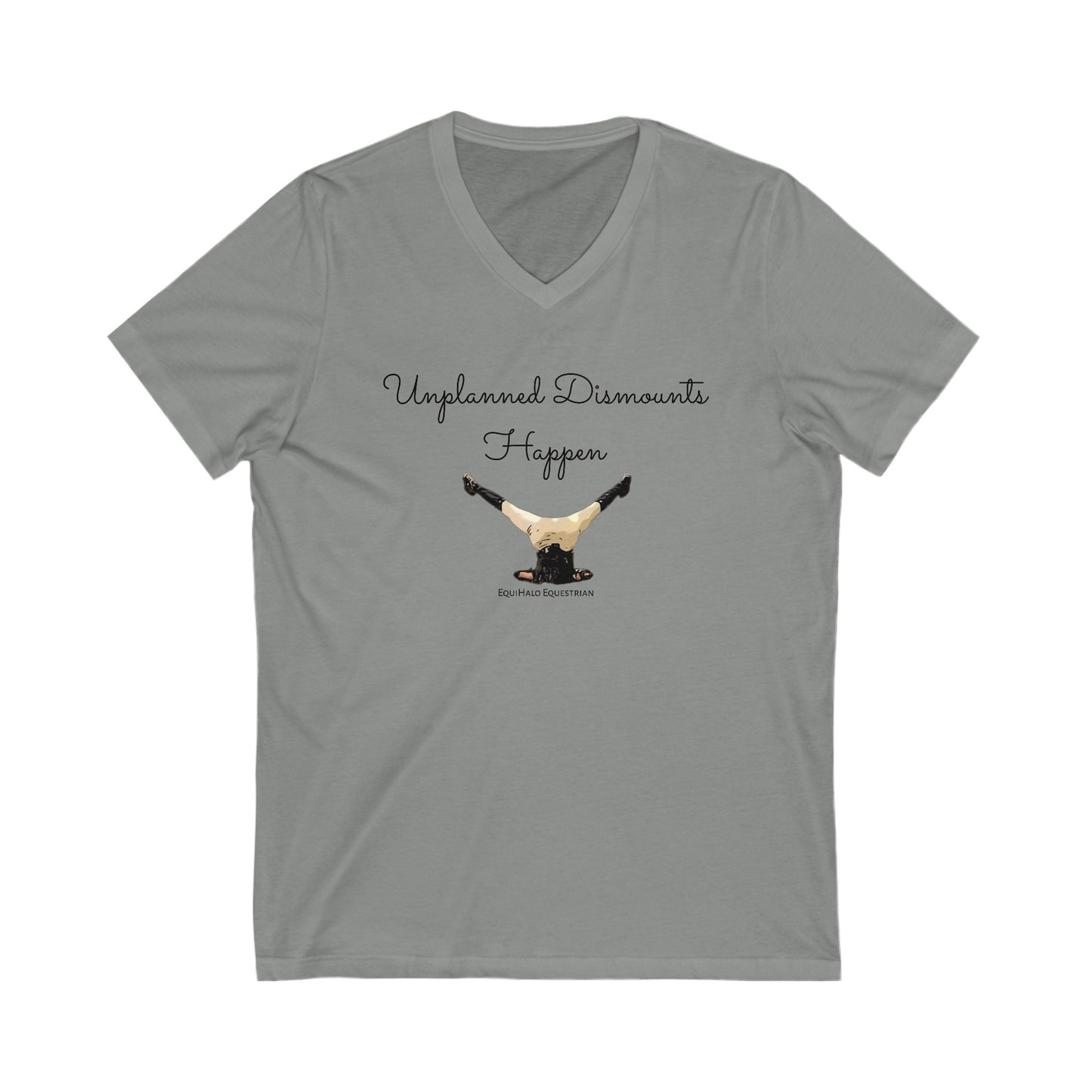 Unplanned Dismounts Happen (V Neck Relaxed) V2