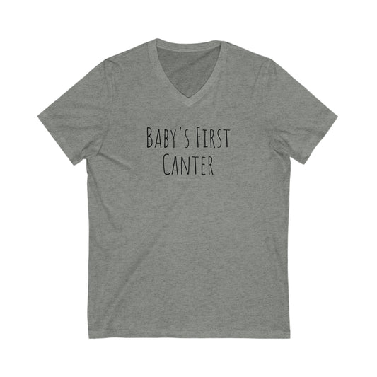 Shirt - Baby's First Canter (V-Neck Tee Relaxed)