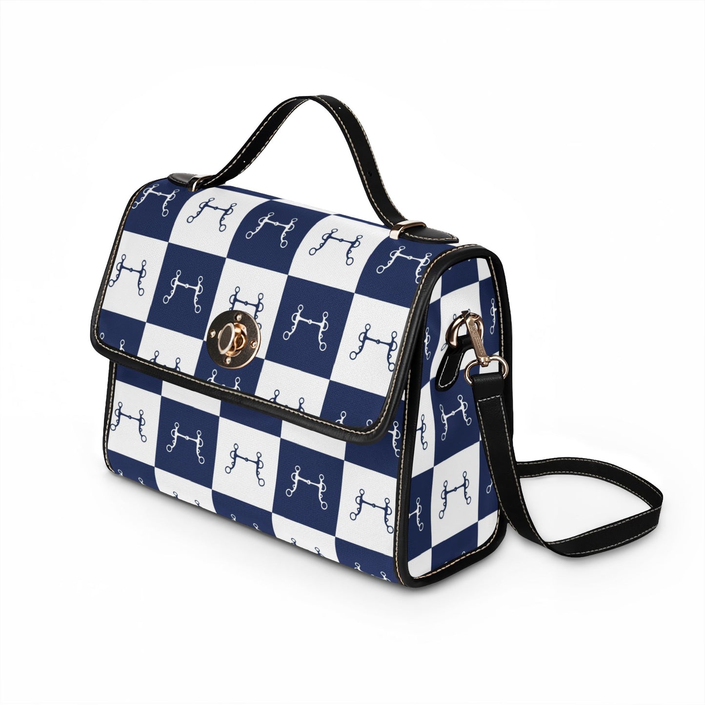 Canvas Handbag — Bit Checkers