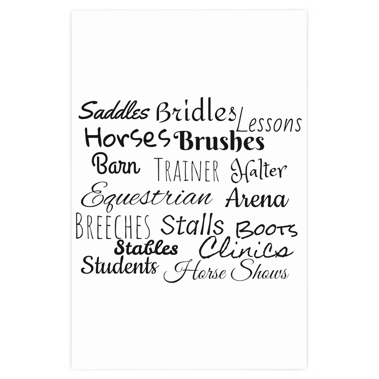 Wrapping Paper  - Equestrian Small Gifts