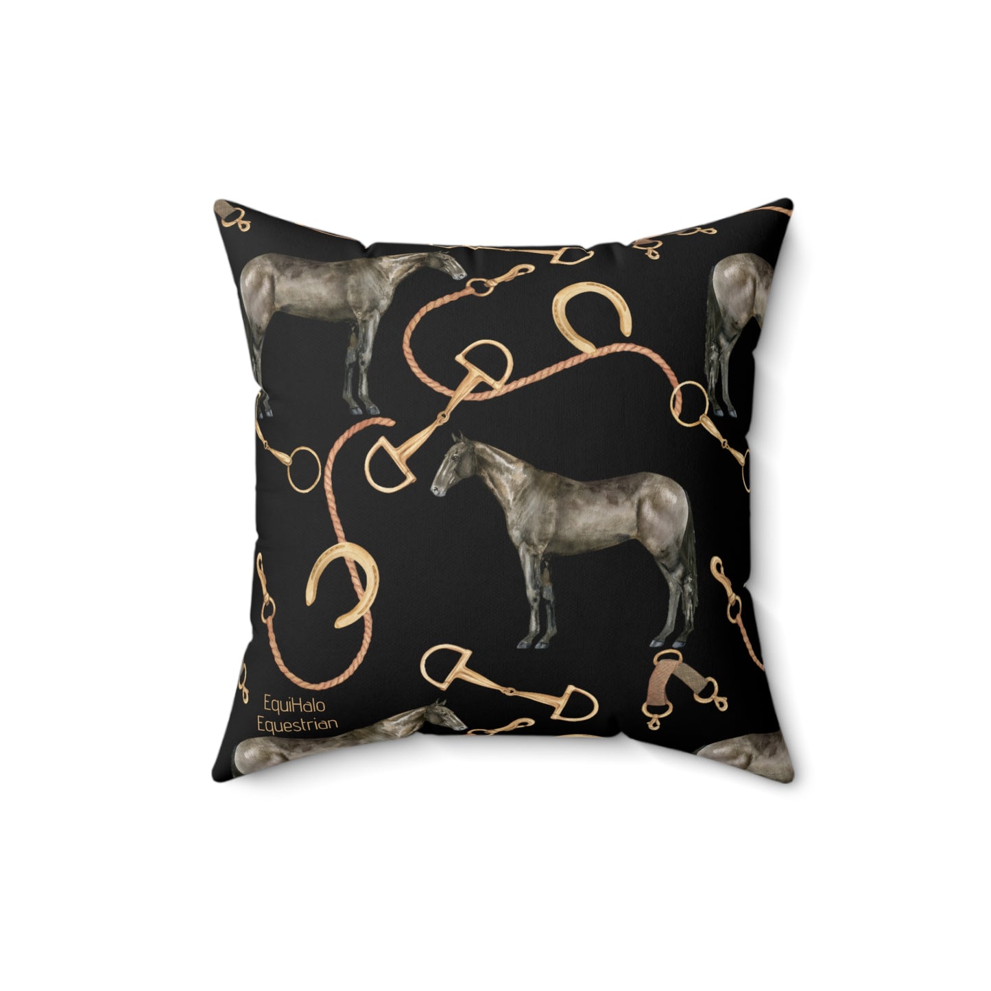 Spun Polyester Square Pillow - Old Money