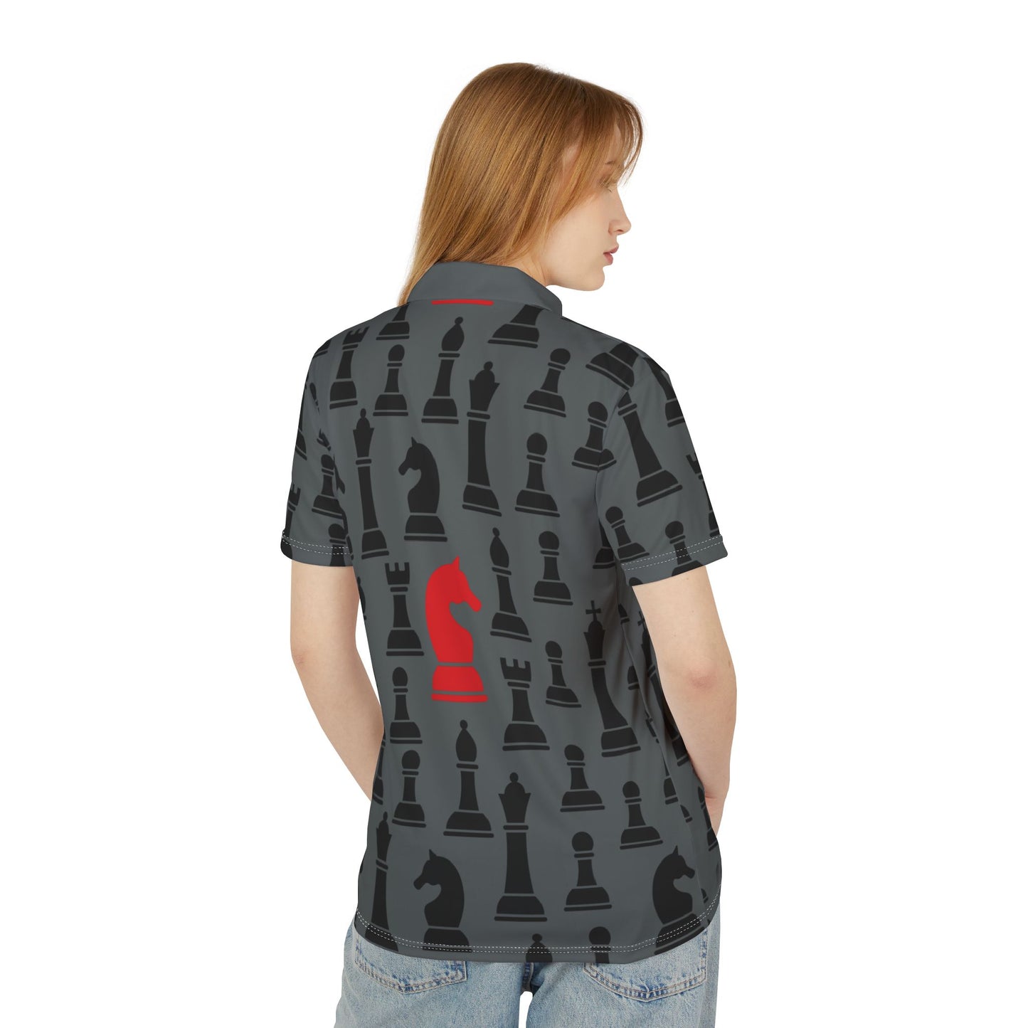 Unisex Polo Shirt - Equestrian Chess