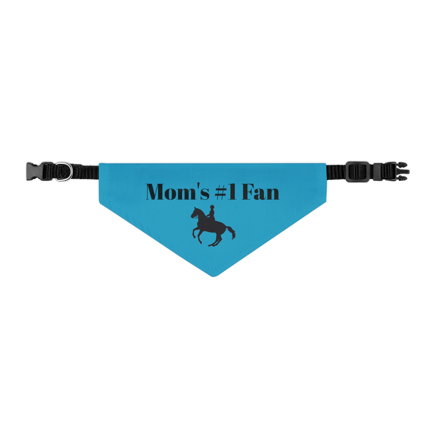 Pet Collar - Moms #1 Fan - Dressage Blue