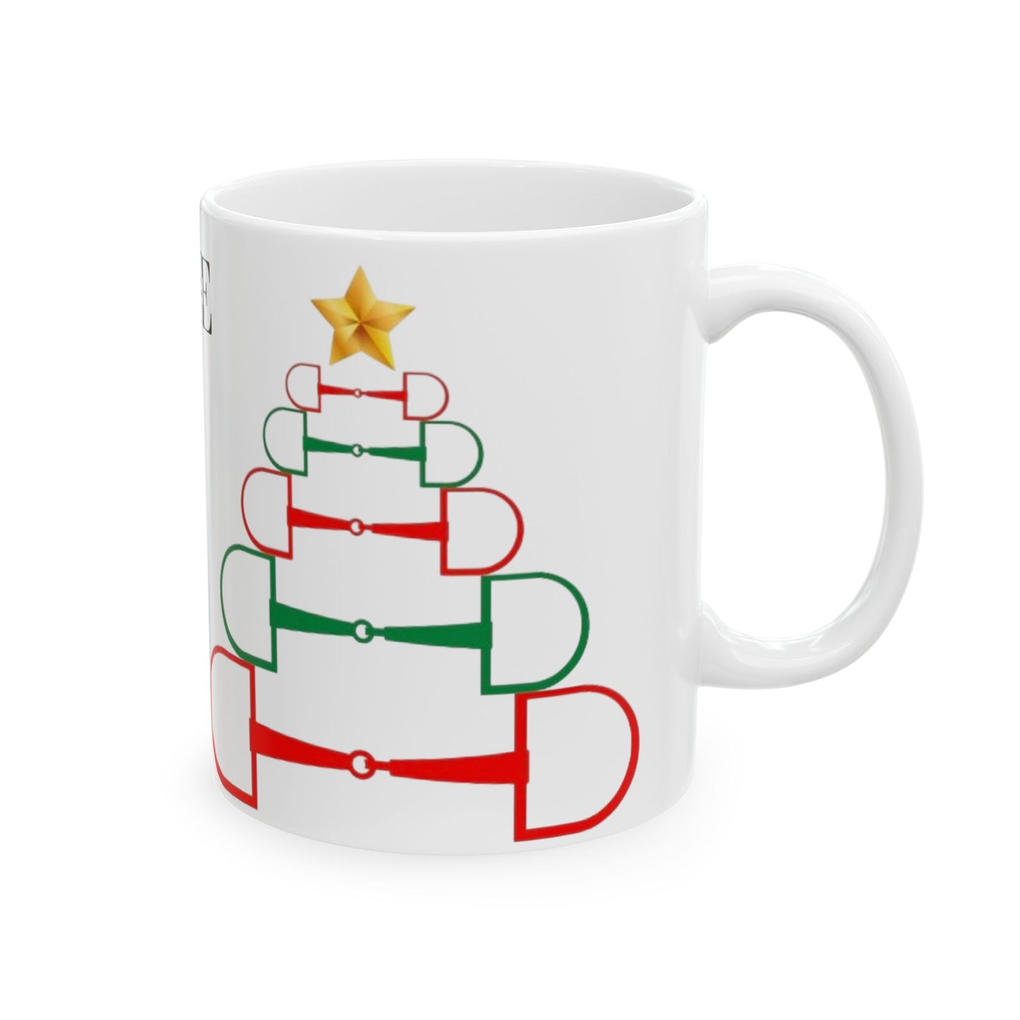 Ceramic Mug, Christmas Bit Tree