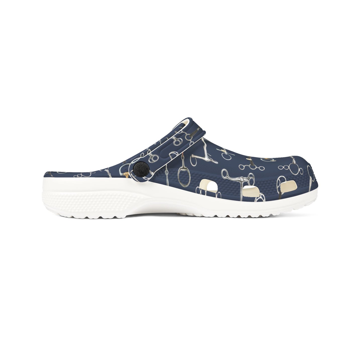 Crocs Style Shoe - Blue Bit Pattern