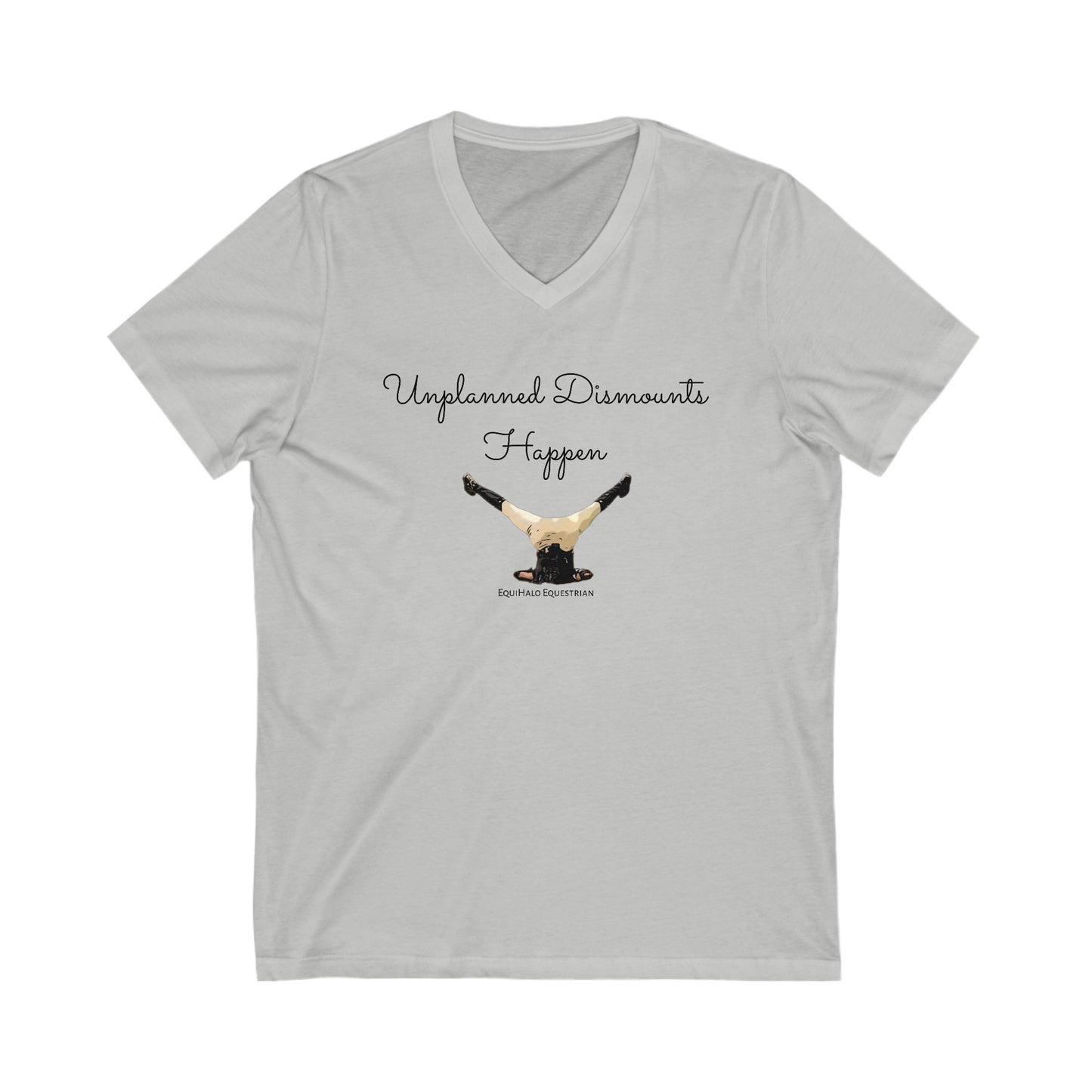 Unplanned Dismounts Happen (V Neck Relaxed) V2