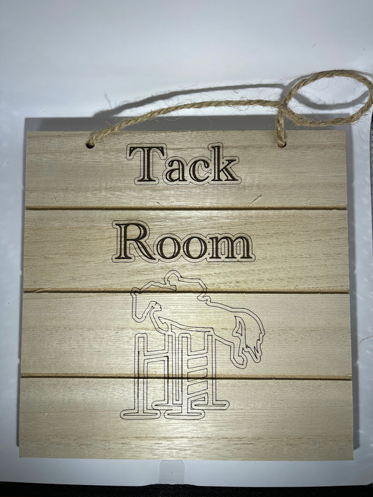 SIGN - TACK ROOM