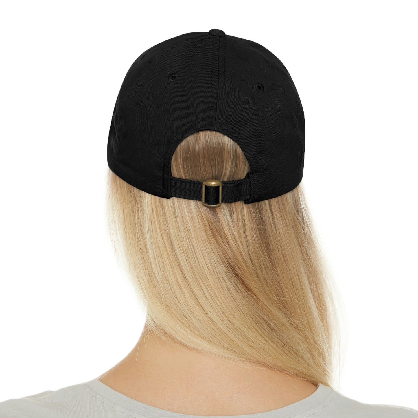 Hat with Leather Patch (Round) - Im On Stall Rest