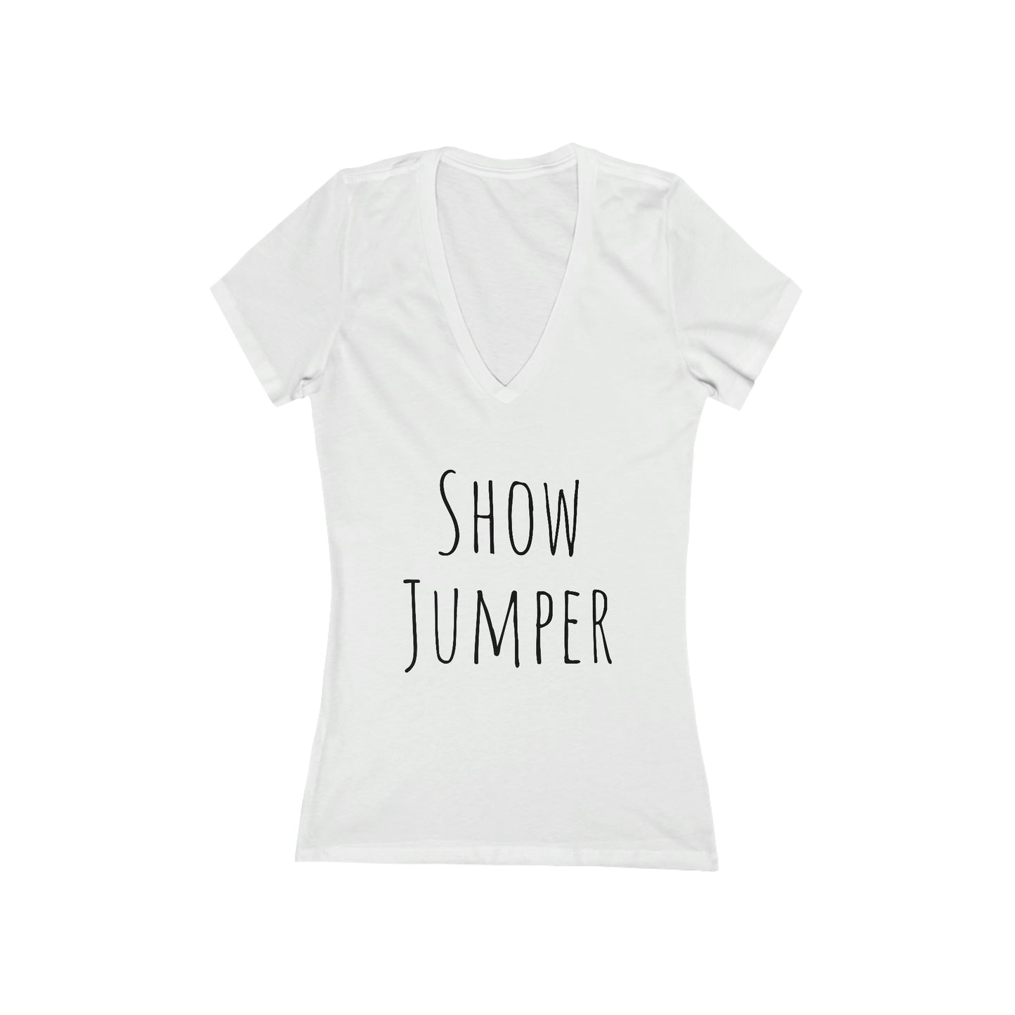 Shirt - Show Jumper Poem (Back) V-Neck Tee