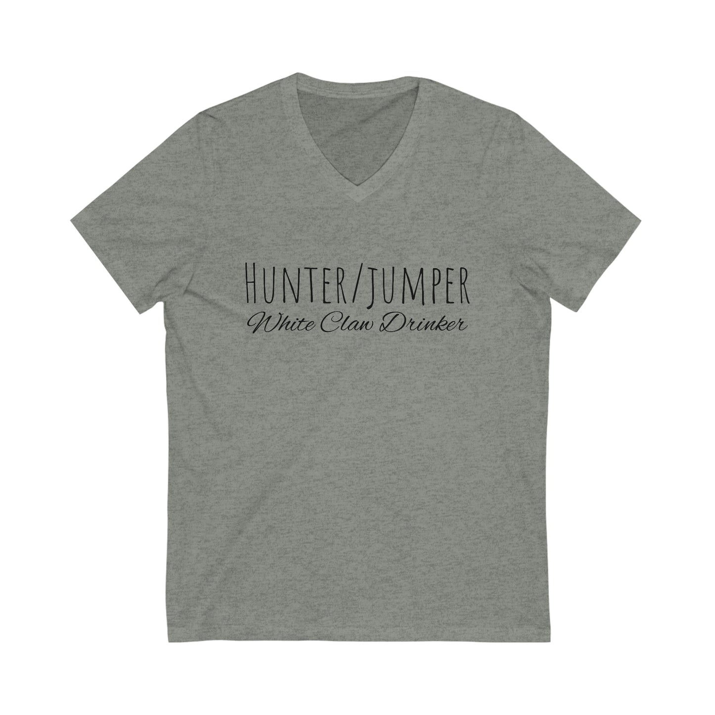 Shirt - Hunter Jumper, White Claw Drinker (V Neck Relaxed)