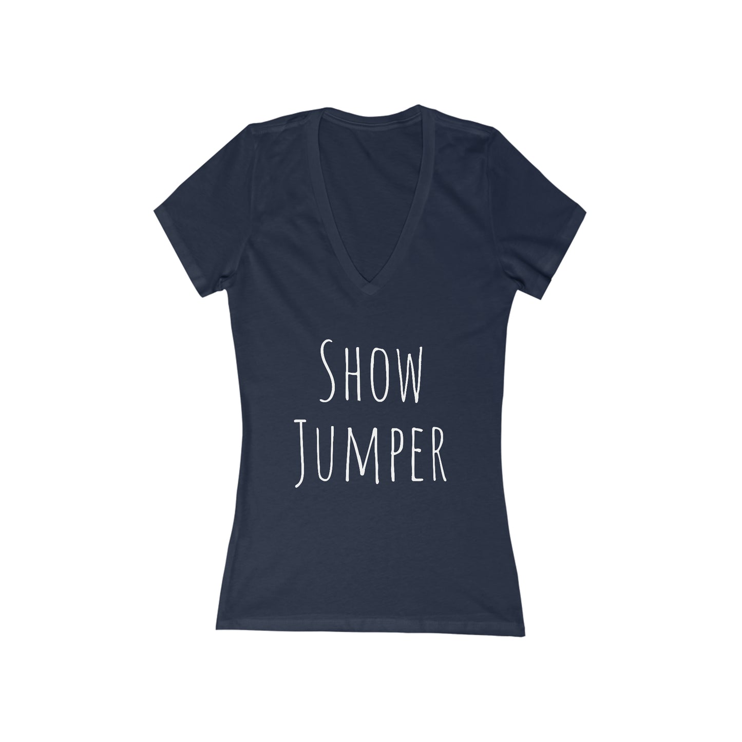 Shirt - Show Jumper Poem (Back) V-Neck Tee