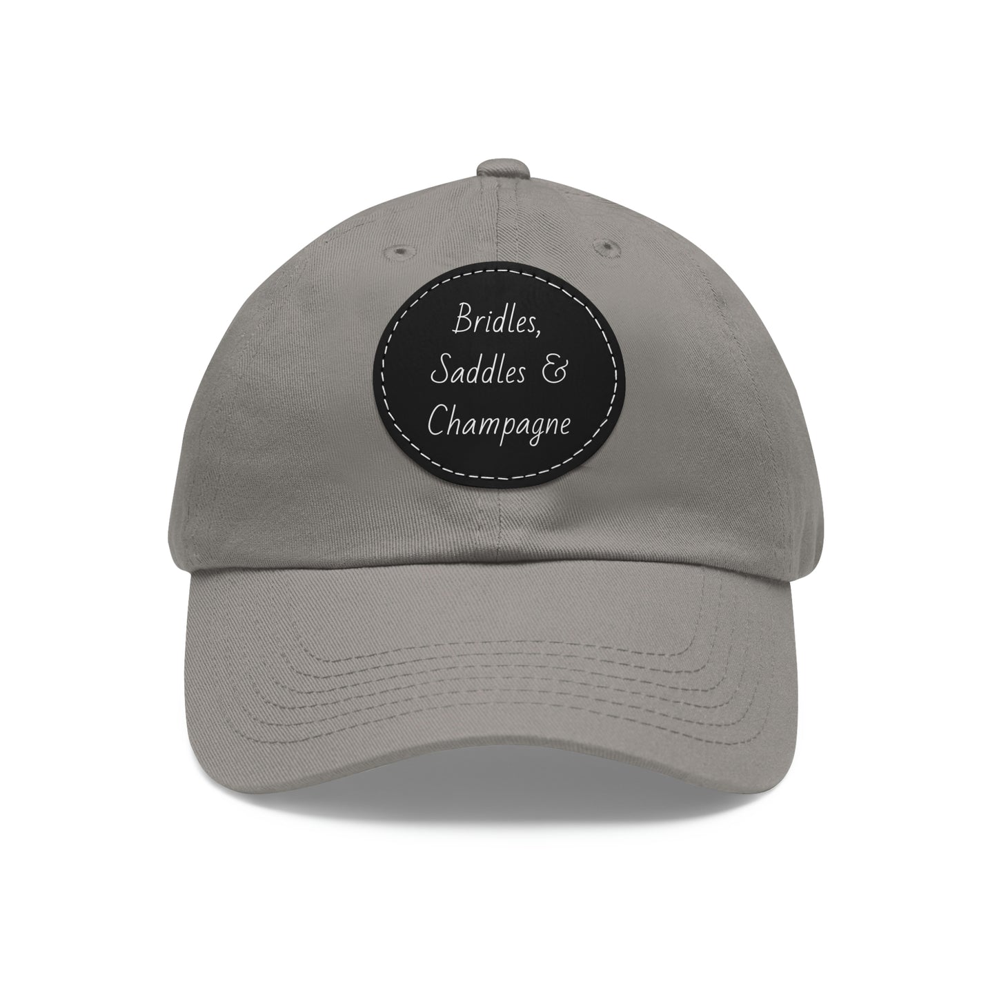 Hat Leather Patch (Round) - Bridles, Saddles & Champagne