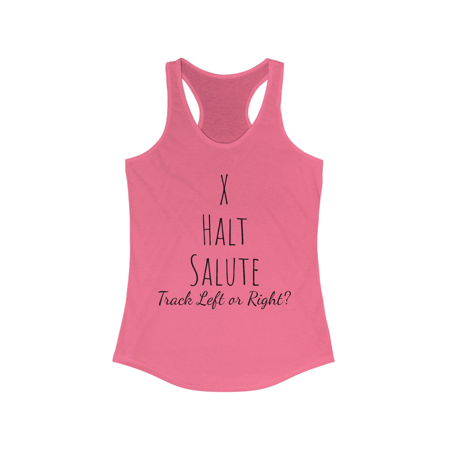 Tank Top - X Halt Salut, Track Left or Right?