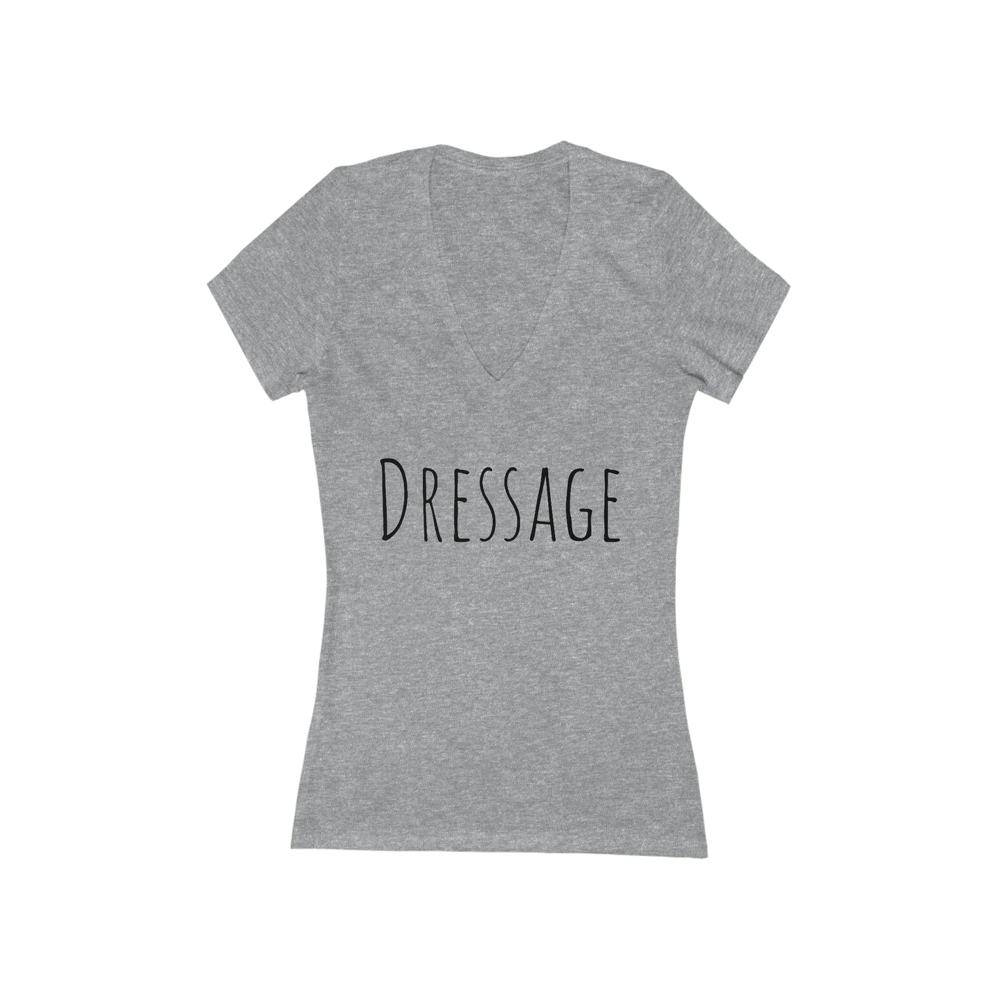 Shirt - Dressage Poem (Back) V-Neck Tee