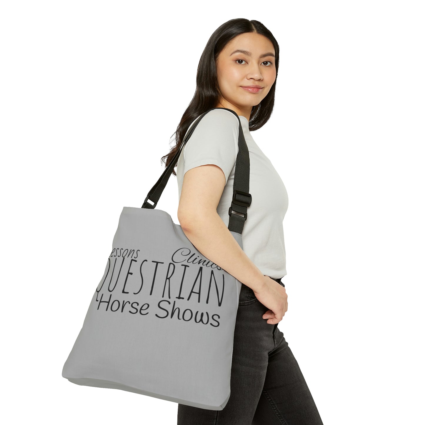 Tote Bag - Equestrian, Lessons, Clinics, Horse Shows - Adjustable