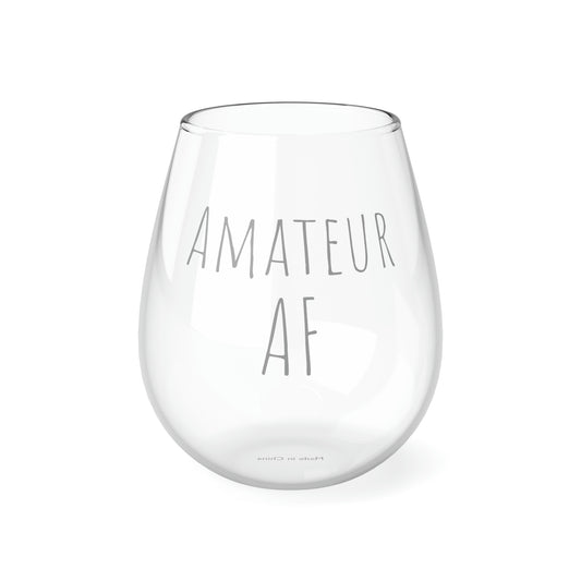 Wine Glass, 11.75oz - Amateur AF