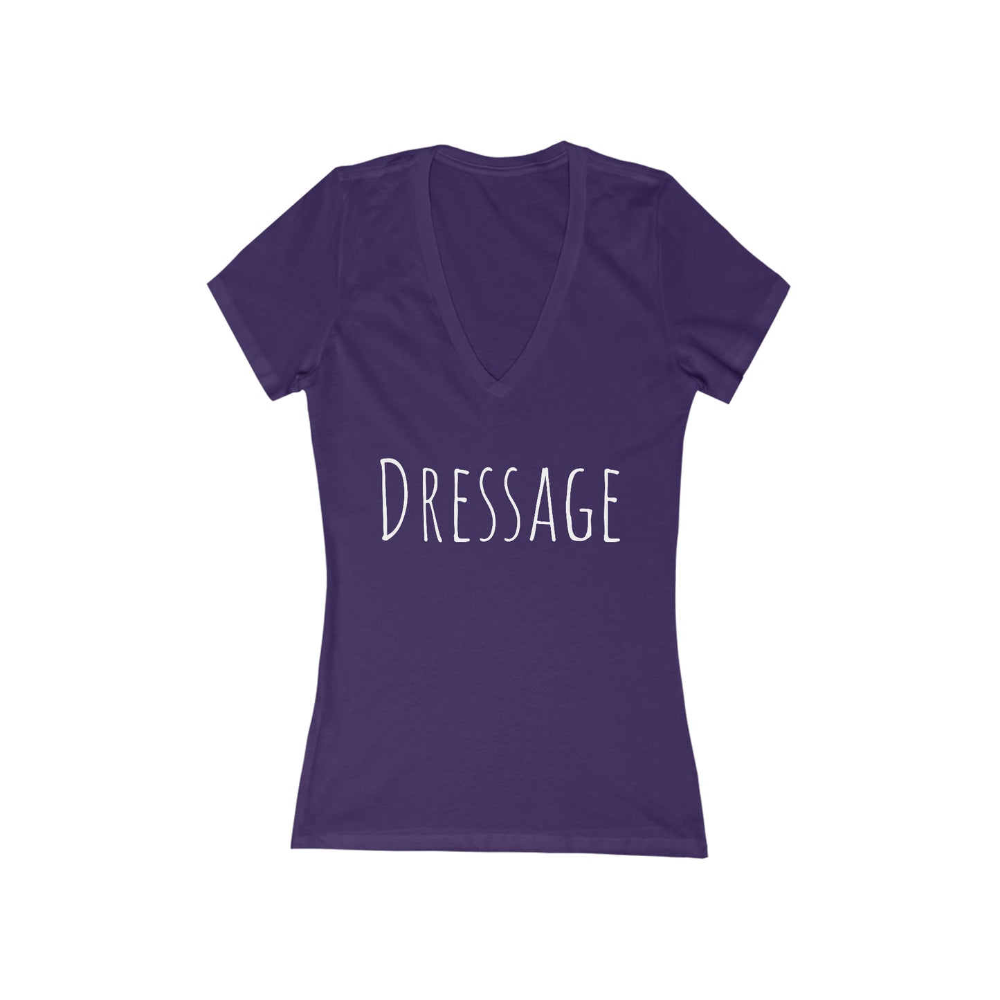 Shirt - Dressage Poem (Back) V-Neck Tee