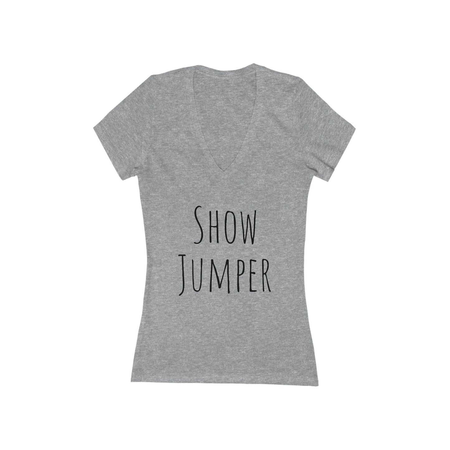 Shirt - Show Jumper Poem (Back) V-Neck Tee