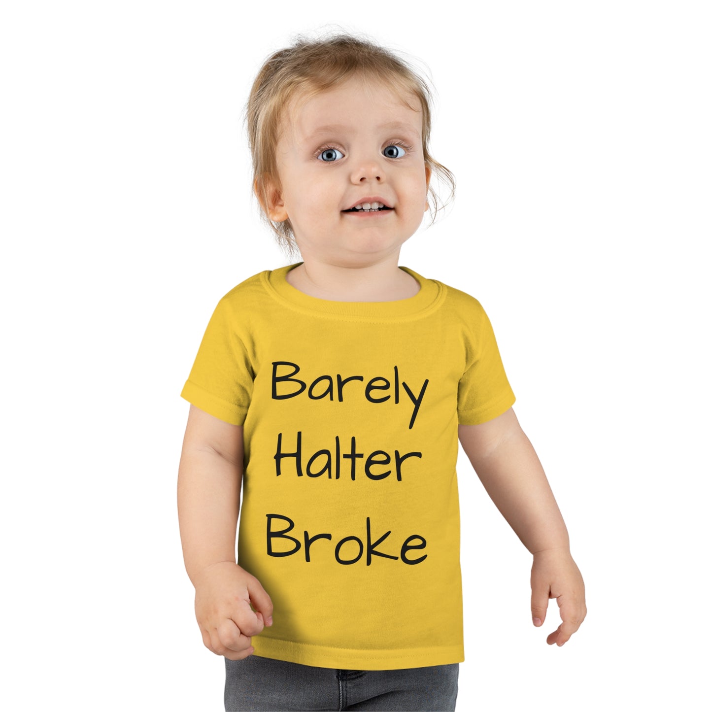 Toddler T-shirt - Barely Halter Broke