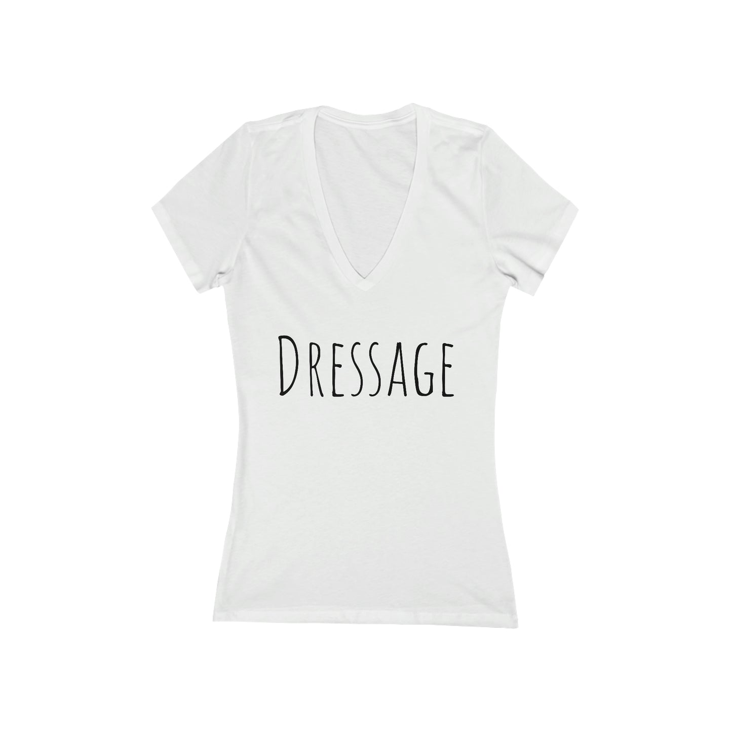 Shirt - Dressage Poem (Back) V-Neck Tee