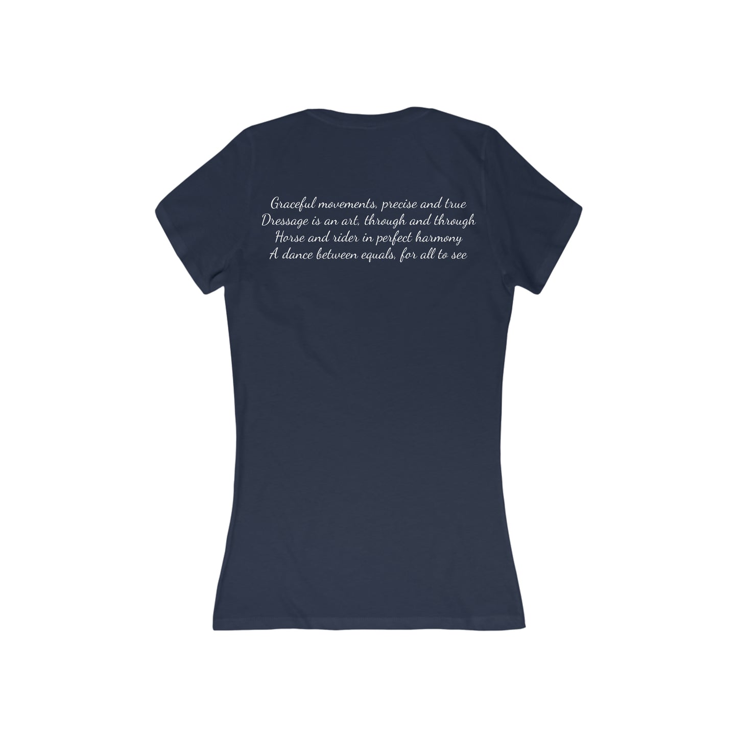 Shirt - Dressage Poem (Back) V-Neck Tee