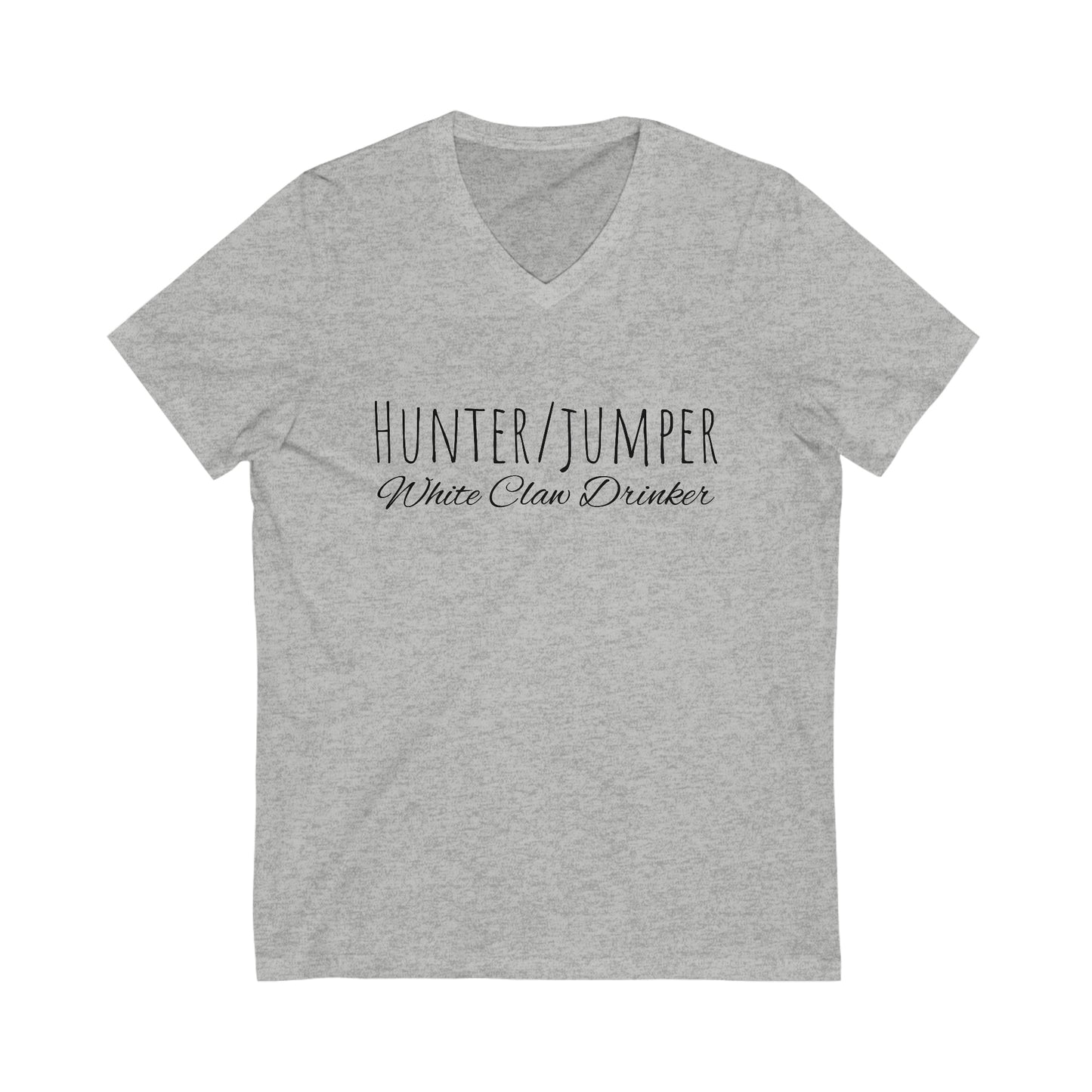 Shirt - Hunter Jumper, White Claw Drinker (V Neck Relaxed)