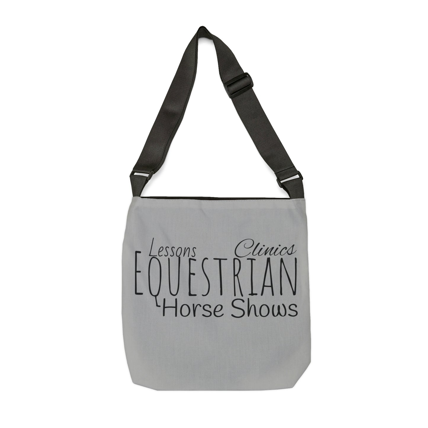 Tote Bag - Equestrian, Lessons, Clinics, Horse Shows - Adjustable