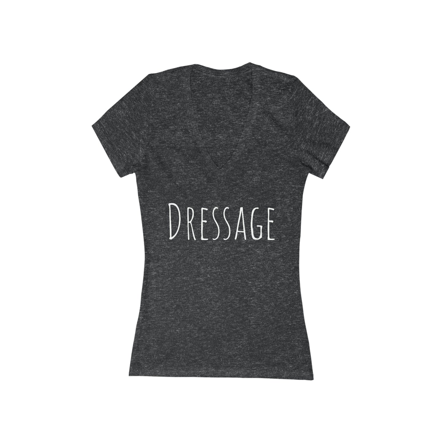 Shirt - Dressage Poem (Back) V-Neck Tee