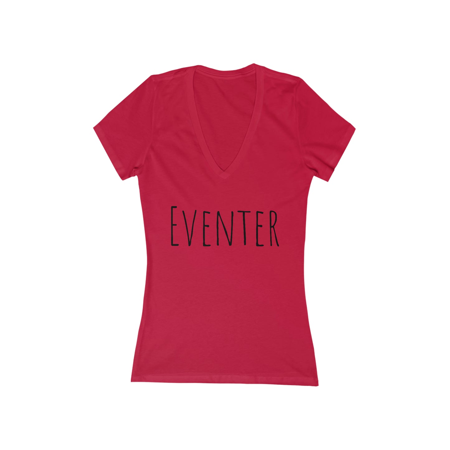 Shirt - Eventer Poem Version 2 (Back) V-Neck Tee