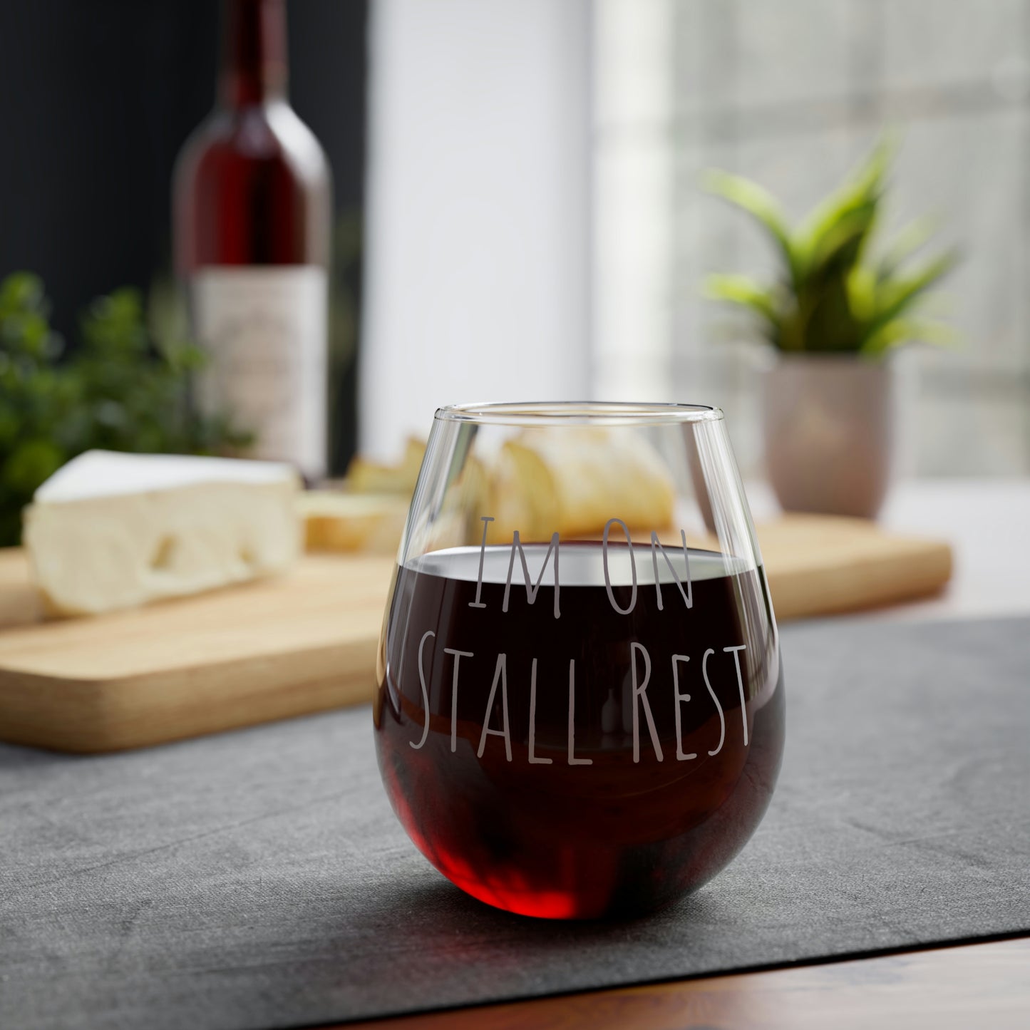 Wine Glass, 11.75oz - Im On Stall Rest