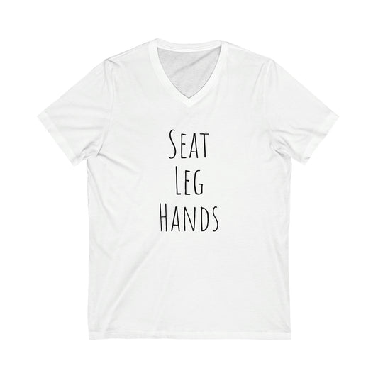 Shirt - Seat, Leg, Hands (V Neck Relaxed)